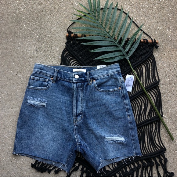 New Pacsun Distressed Girlfriend Shorts Size 27 - Picture 2 of 6